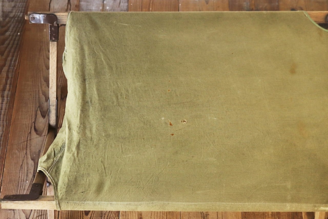 ヴィンテージ 軍用ベッド フォールディングコット キャンプ 組み立て