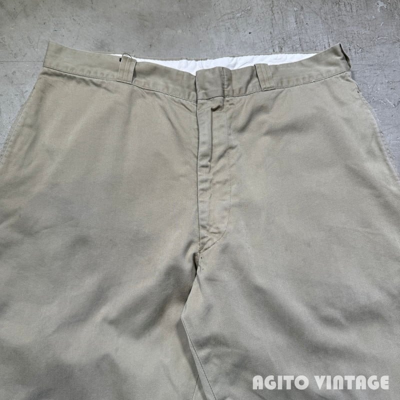 60's U.S.ARMY チノトラウザーズ ミリタリーチノ ベージュ LAWRENCE