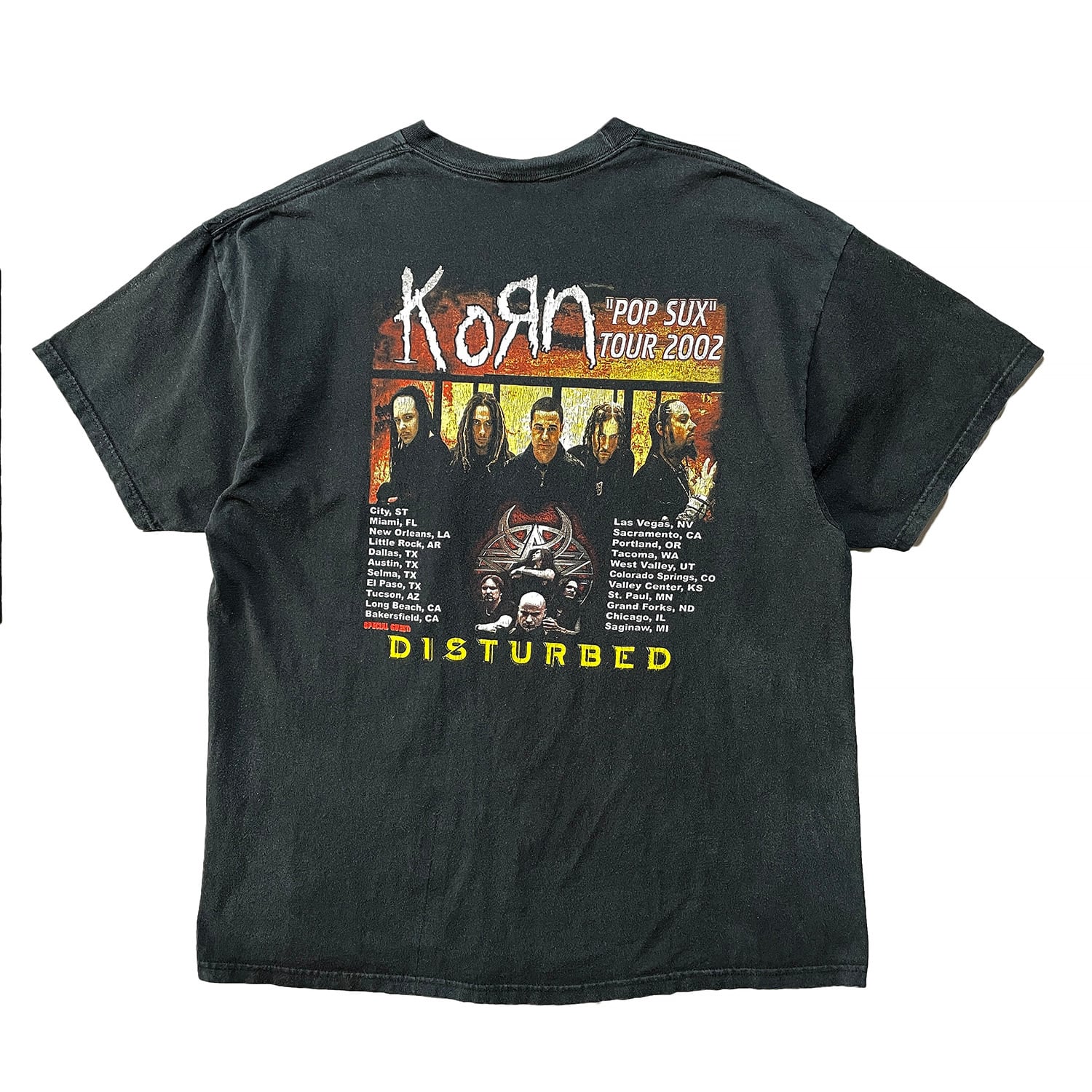 2002 KORN/ UNTOUCHABLE ツアー バンド Tシャツ Vintage 2002 Korn t
