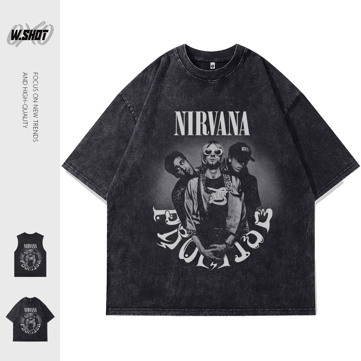 VINTAGE ストリート NIRVANA バンドTシャツ T911 | wshot
