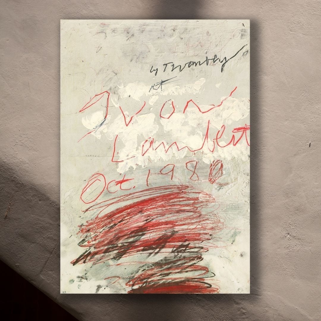 入手困難なレア品 Cy Twombly - Poster project (1980) | 東京古着日和