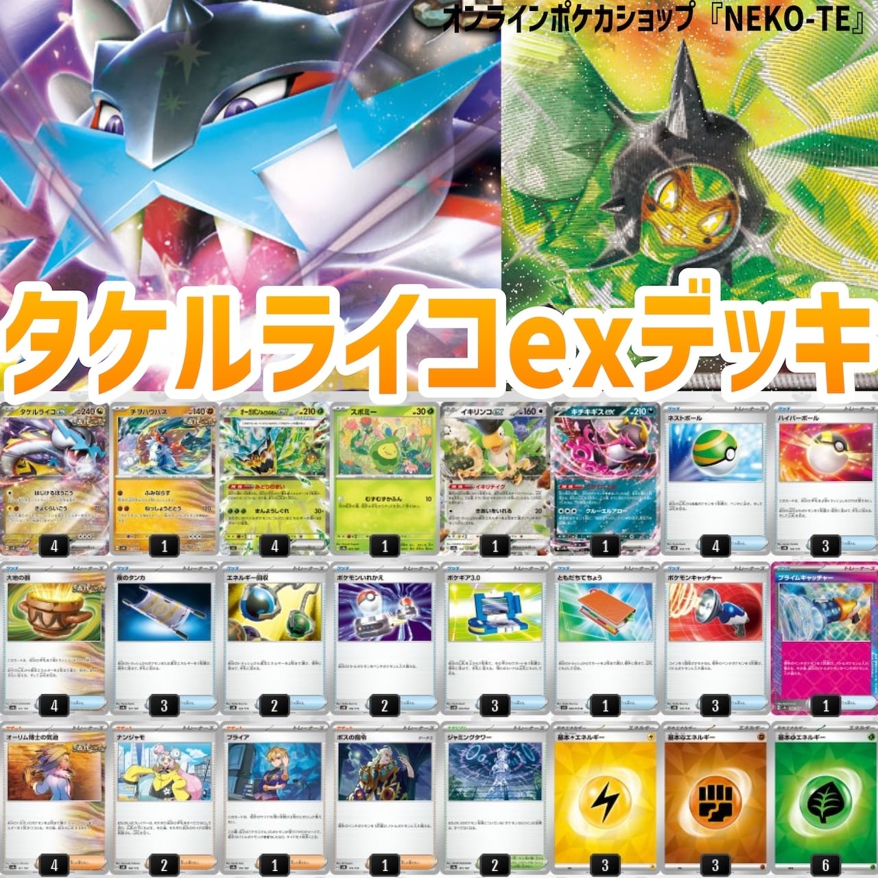 はるnチャンネル紹介】新弾で強化！タケルライコex構築済みデッキ