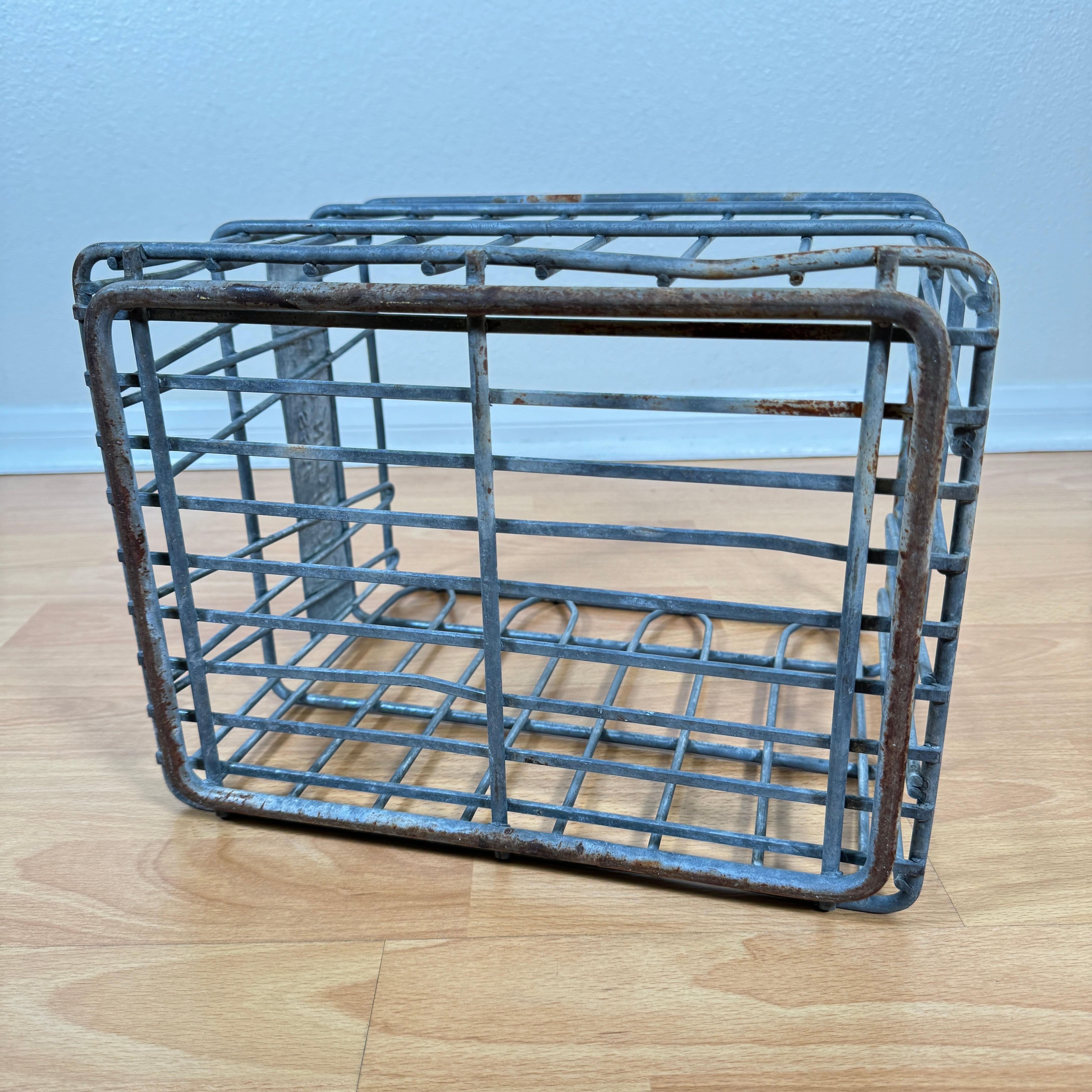 Vintage ヴィンテージ ワイヤーバスケット ミルククレート ビンテージ