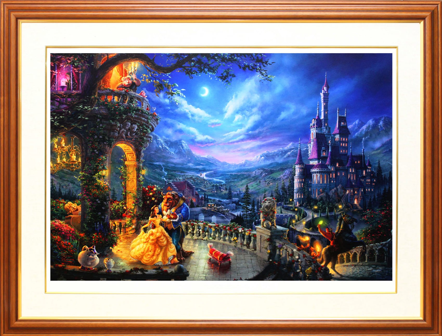 ディズニー「美女と野獣/ダンシング イン ザ ムーンライト」作品証明書