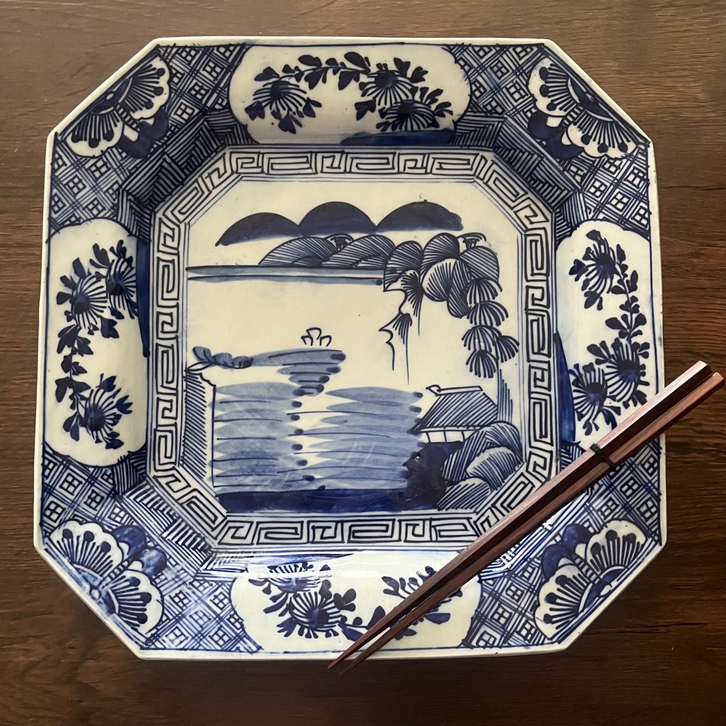 骨董 古伊万里 瀬戸 白磁 染付 波フチ 希少 陽刻 めで鯛 手塩皿 豆皿