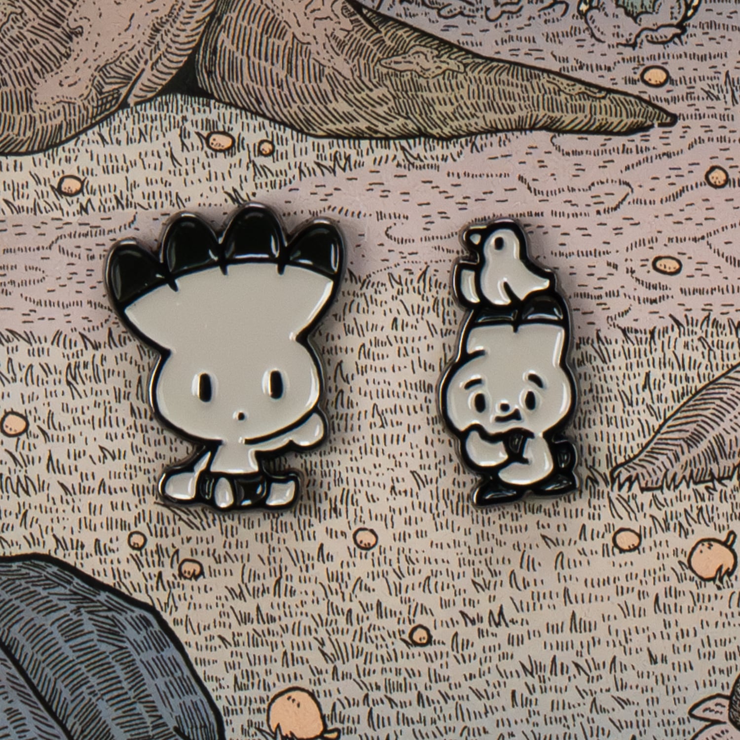 タキタサキ ピンバッジセット | TOKYO PiXEL. shop & gallery