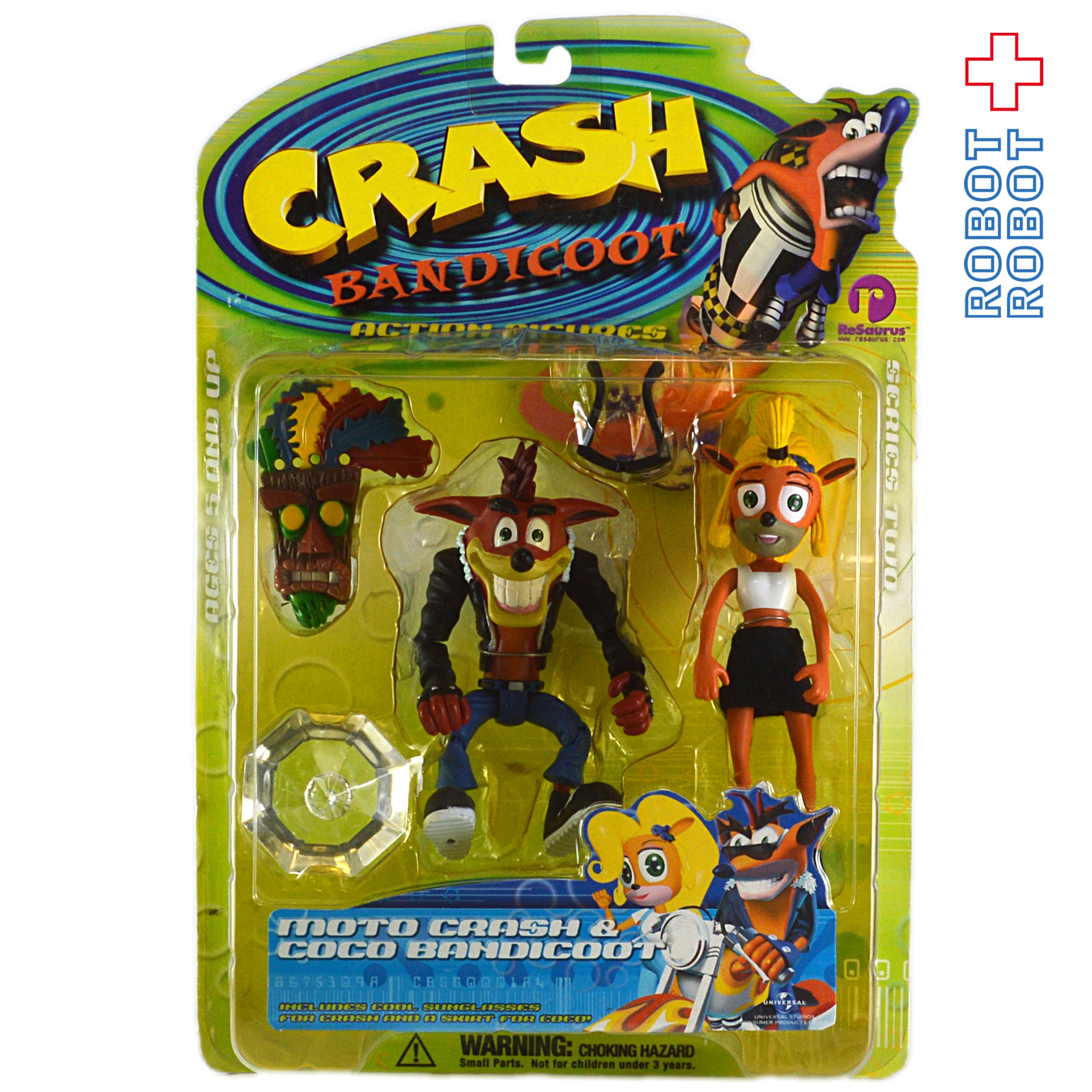 クラッシュ・バンディクー アクション・フィギュア モトクラッシュ