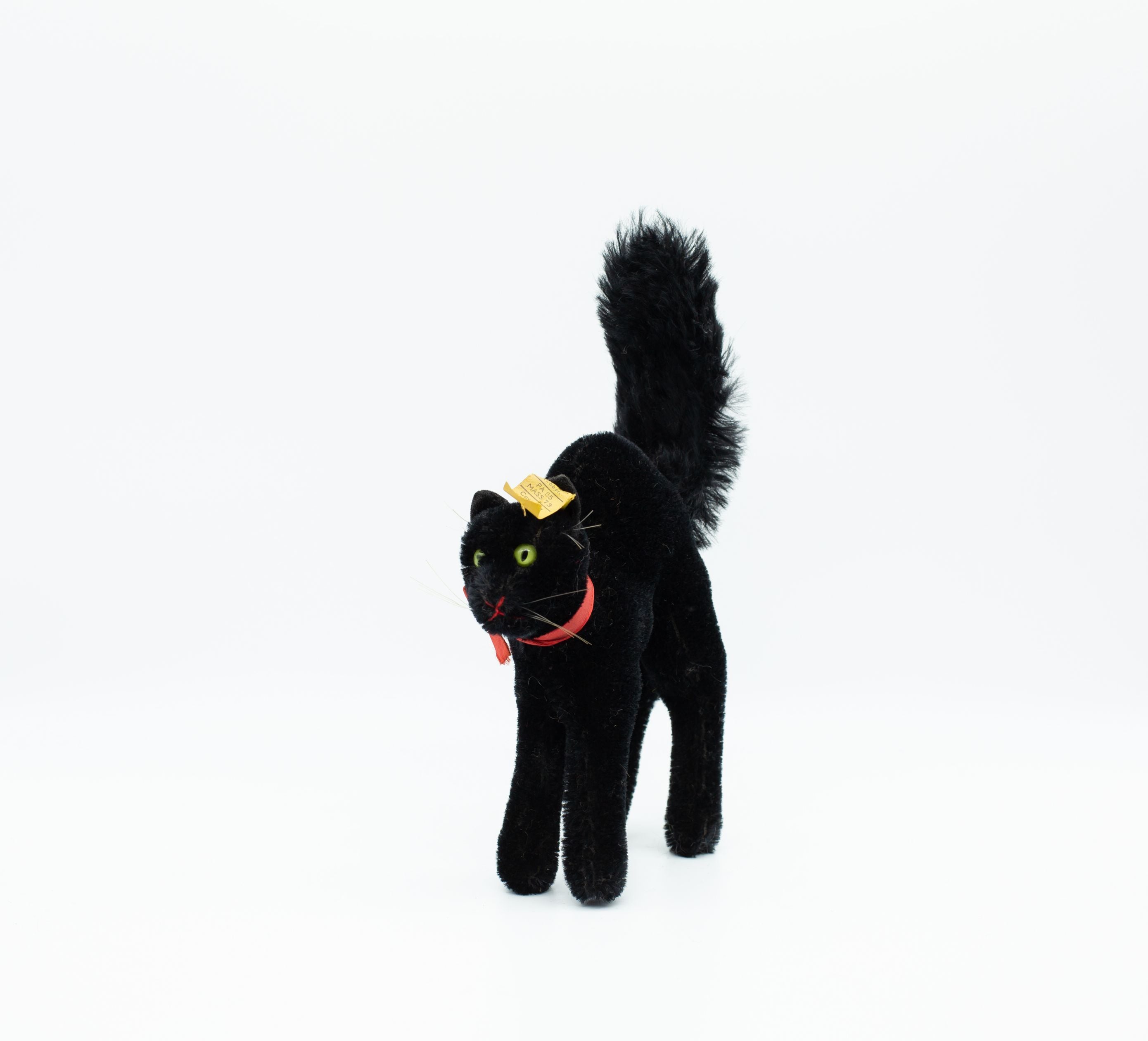 アンティークシュタイフ 黒猫 Steiff 「Black Tom Cat」17cm