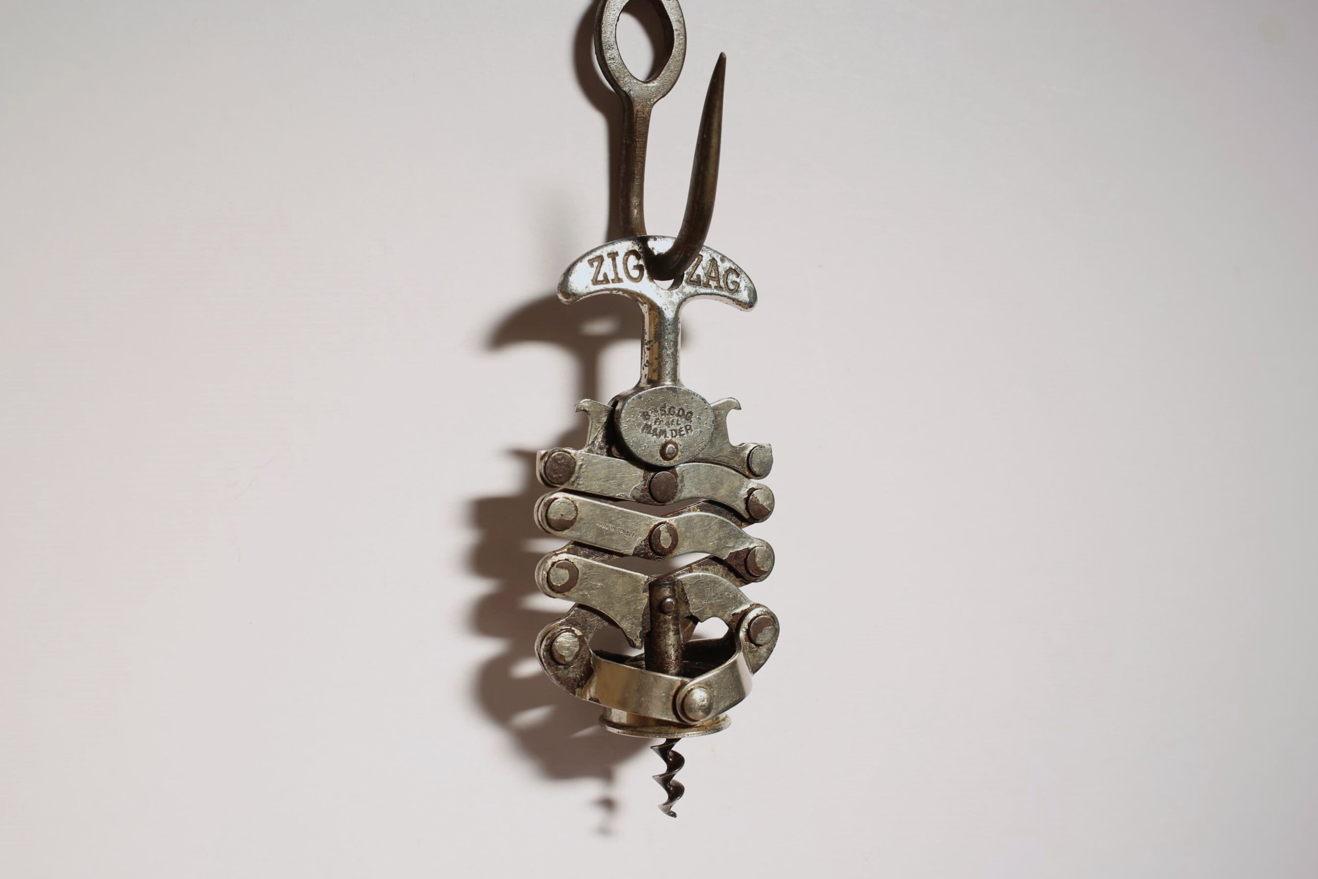 フランス ワインオープナー コークスクリュー ZIGZAG 1939アンティーク