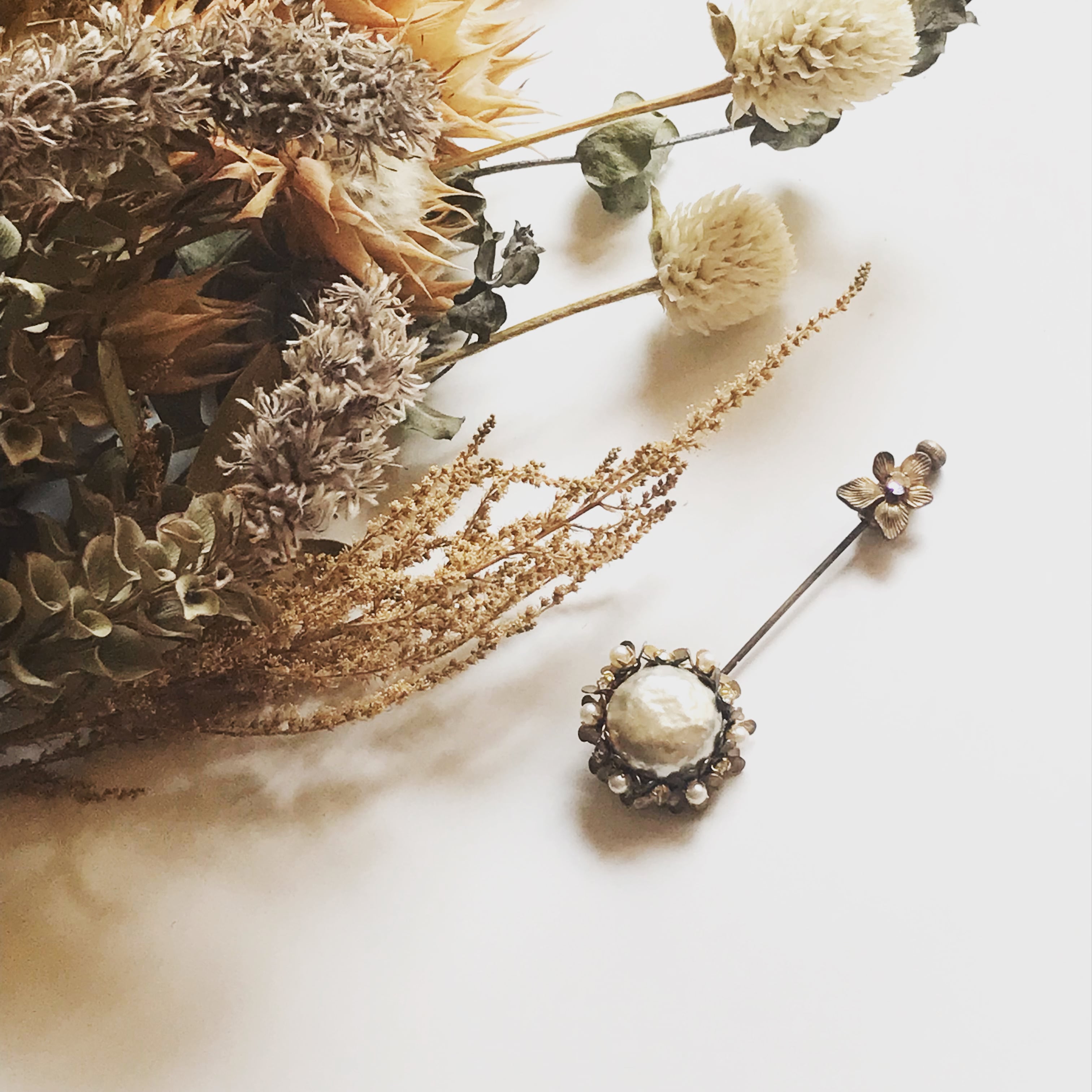 ミリアムハスケル アンティークブローチ ミリアム・ハスケル ドーム型