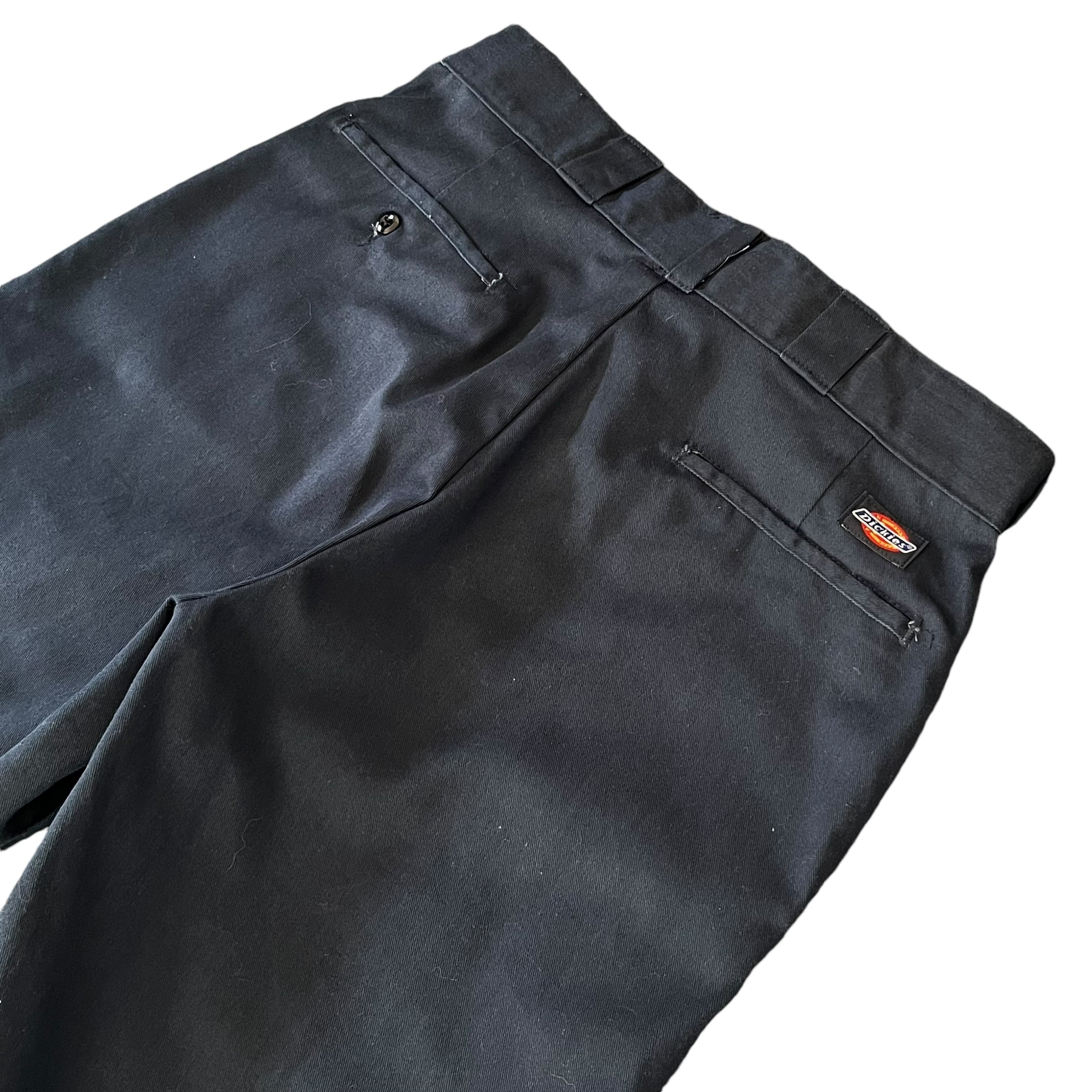 美品！80s USA製 Dickies874 ブラック チビタグ 股ガゼット 80s