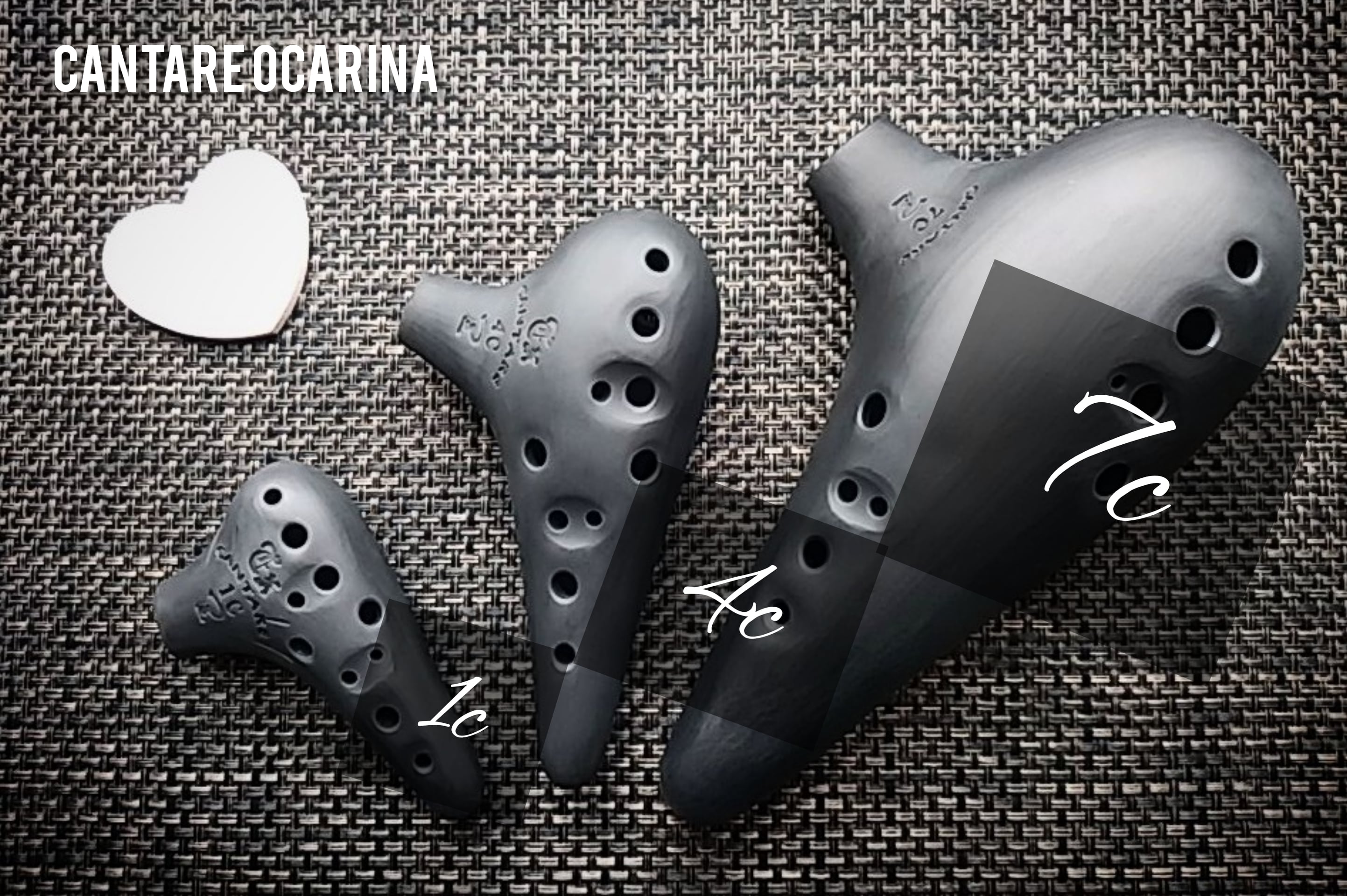 人気 トリプル オカリナ AC Rayオカリナ 子雷 複数管 トリプル