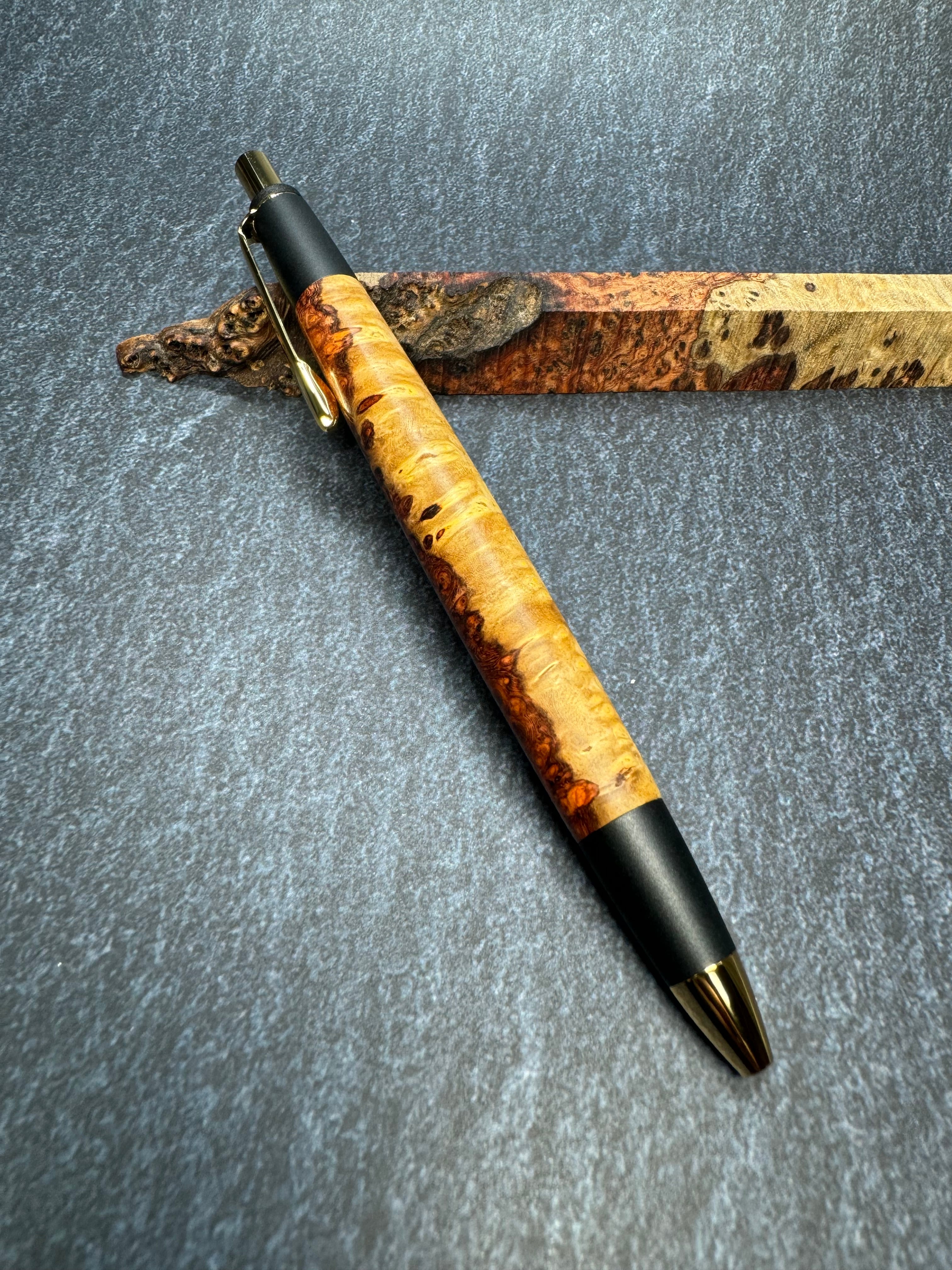 501超極上 本花梨 瘤杢 木軸シャーペン ボールペン 501超極上 本花梨