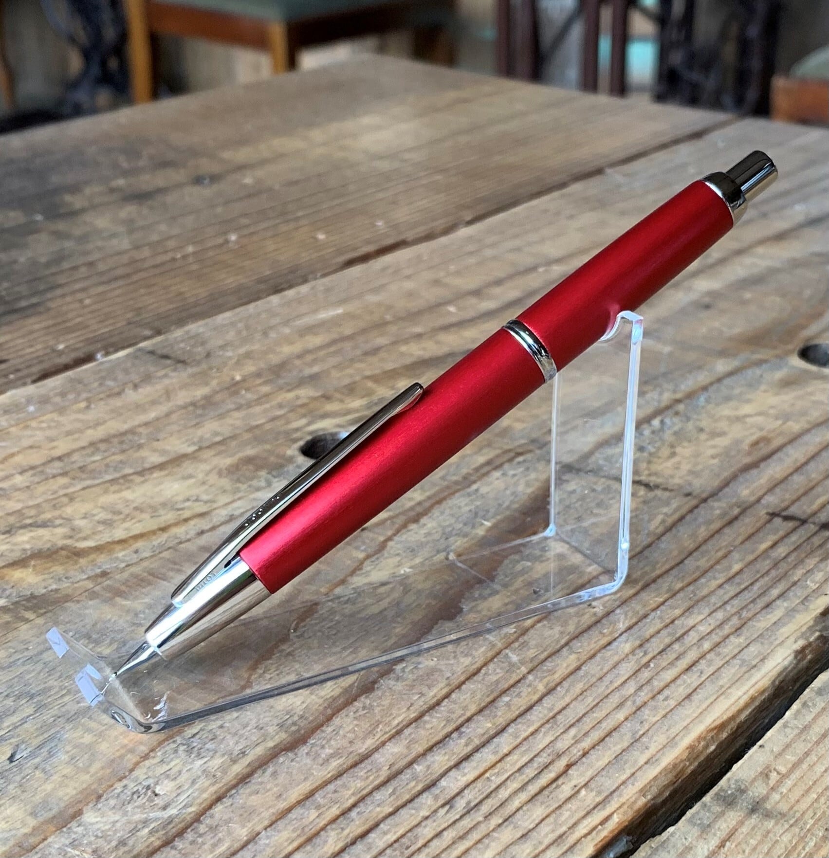 PILOT 万年筆 キャップレスデシモ20カラーズ レッド M（中字