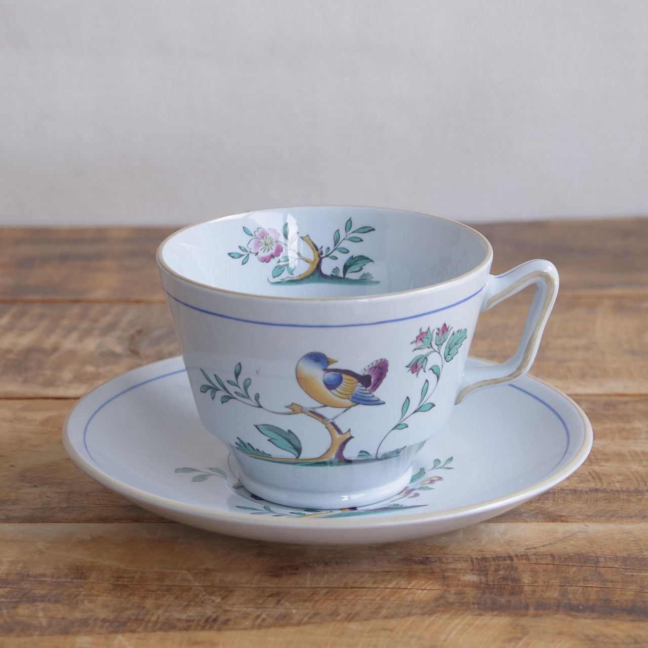 スポード クィーンズバード カップ＆ソーサー 鳥 Spode Queen's Bird