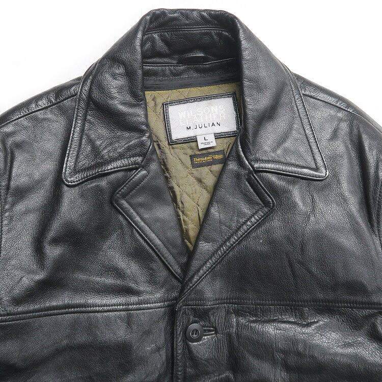 古着 WILSONS LEATHER M.JULIAN Thinsulate着脱ライナー付き レザー