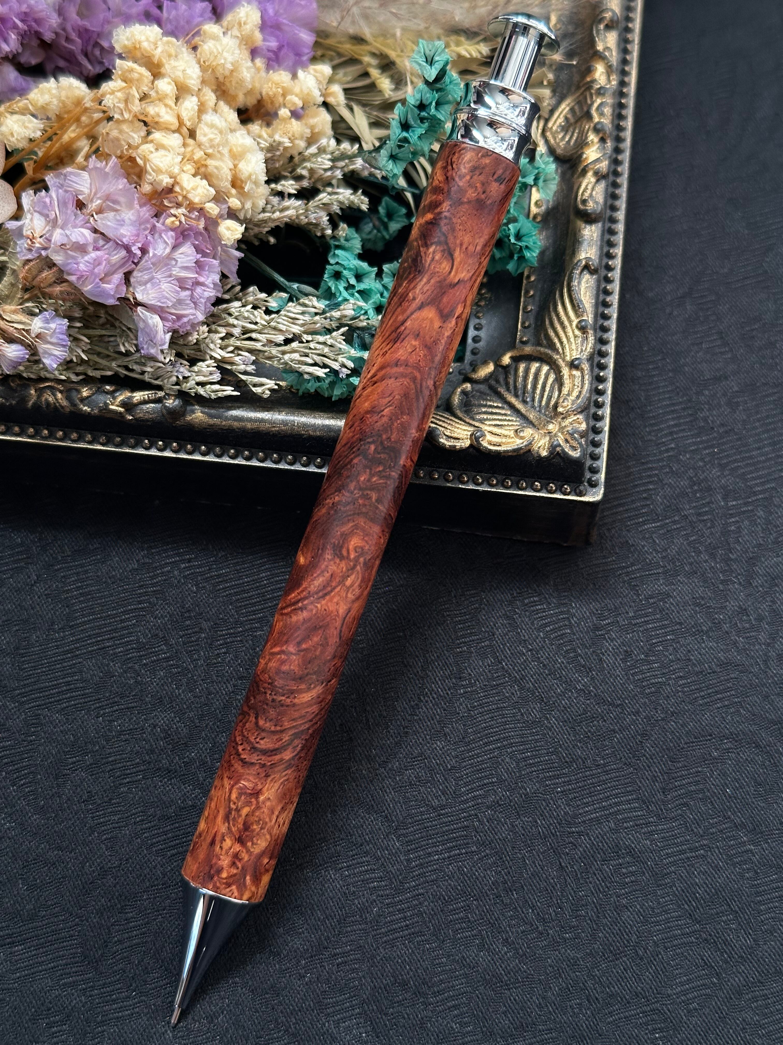 ローズウッド(瘤) 細軸シャープペン(オリジナル金具) | Flamberg