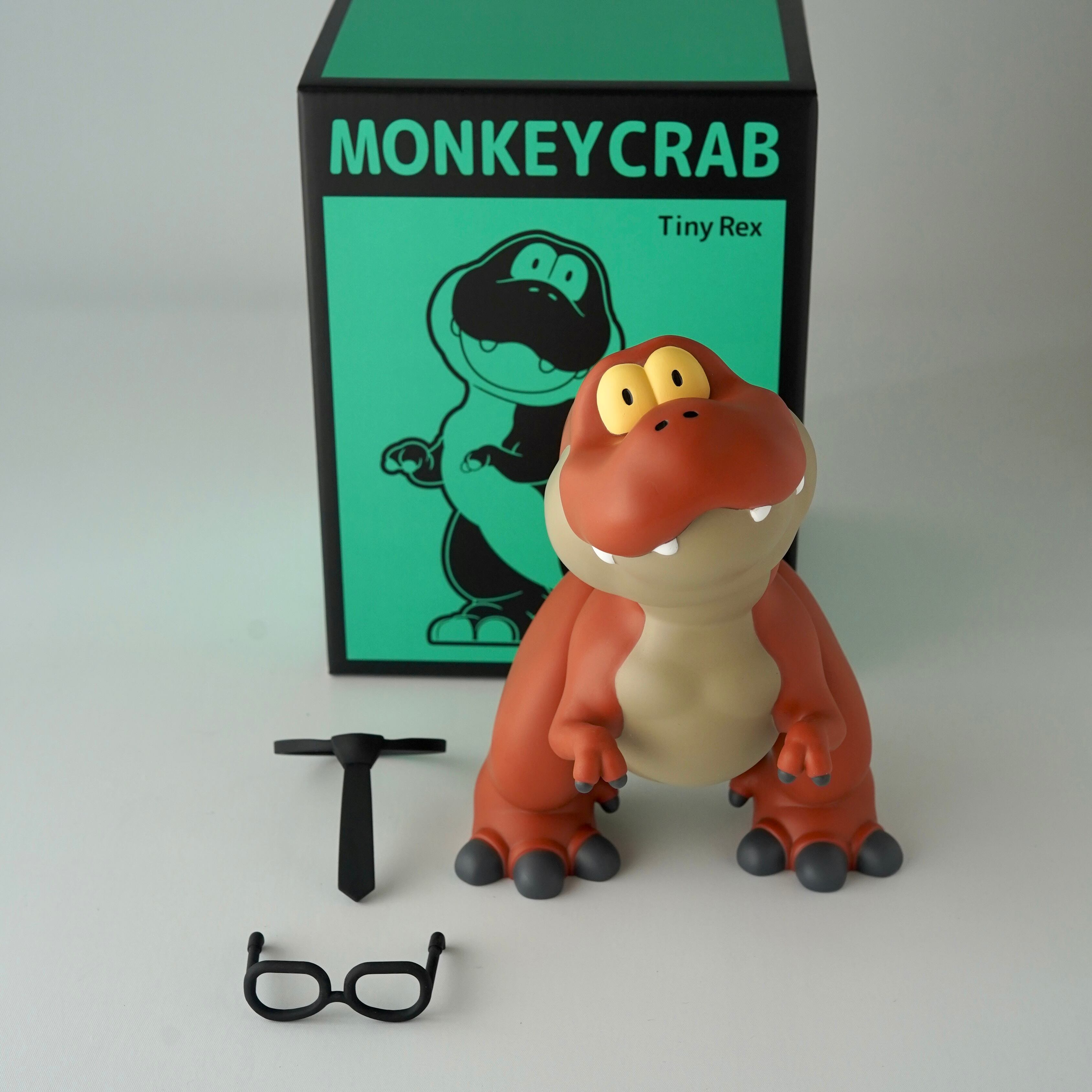 Tiny Rex / Red 【Glasses & Necktie】 | MONKEY CRAB