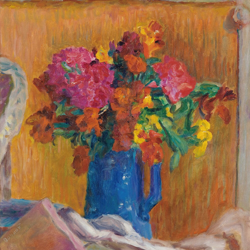 油彩画 花瓶の花 ピエールボナール 複製絵画 Pierre_Bonnard_-