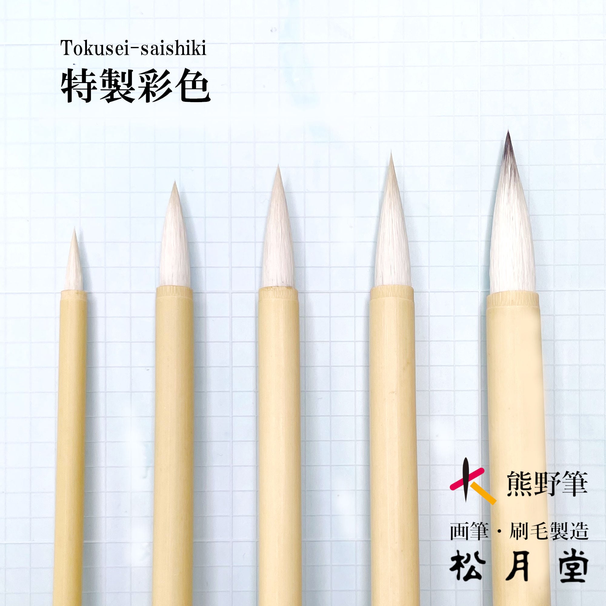 特製彩色筆 大大 | 松月堂ショップ【伝統的工芸品熊野筆】画筆・刷毛