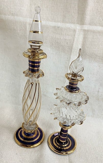 エジプト 香水瓶 アートガラス アトマイザー 9個セット エジプト 香水