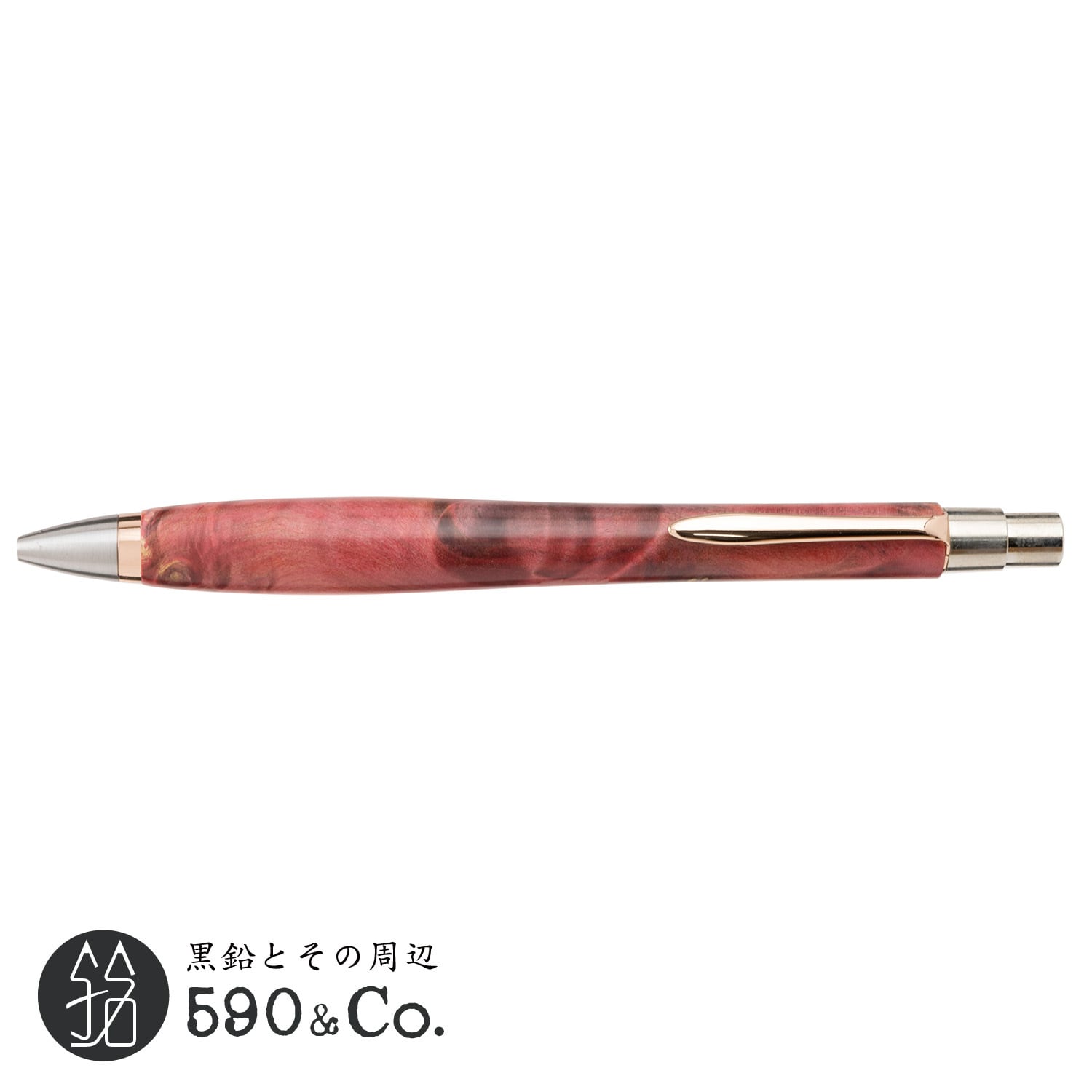 出品25日まで ウッドペンクラフト 朴縮杢 ボールペン ウッドペン