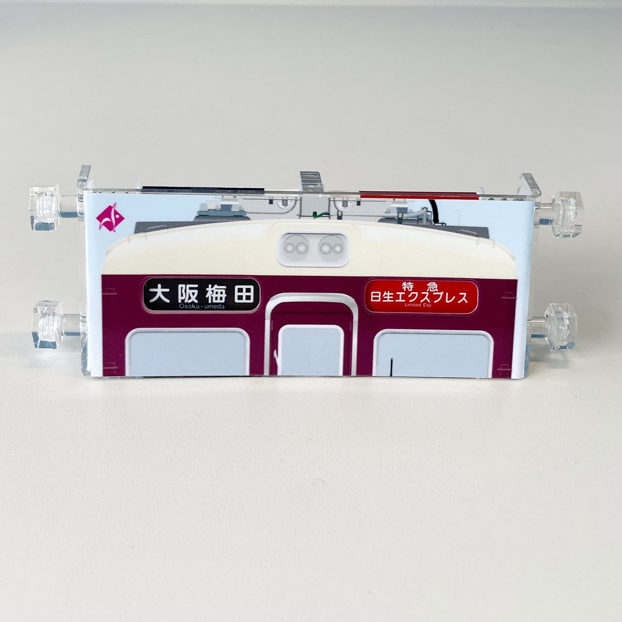 6002編成 導入10周年＞ミニミニ方向幕（2連式） | のせでんショップ