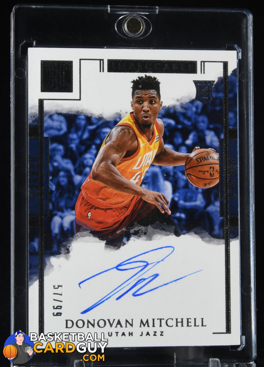 Donovan Mitchell rookie jsy auto /75シリ Donovan Mitchell rookie