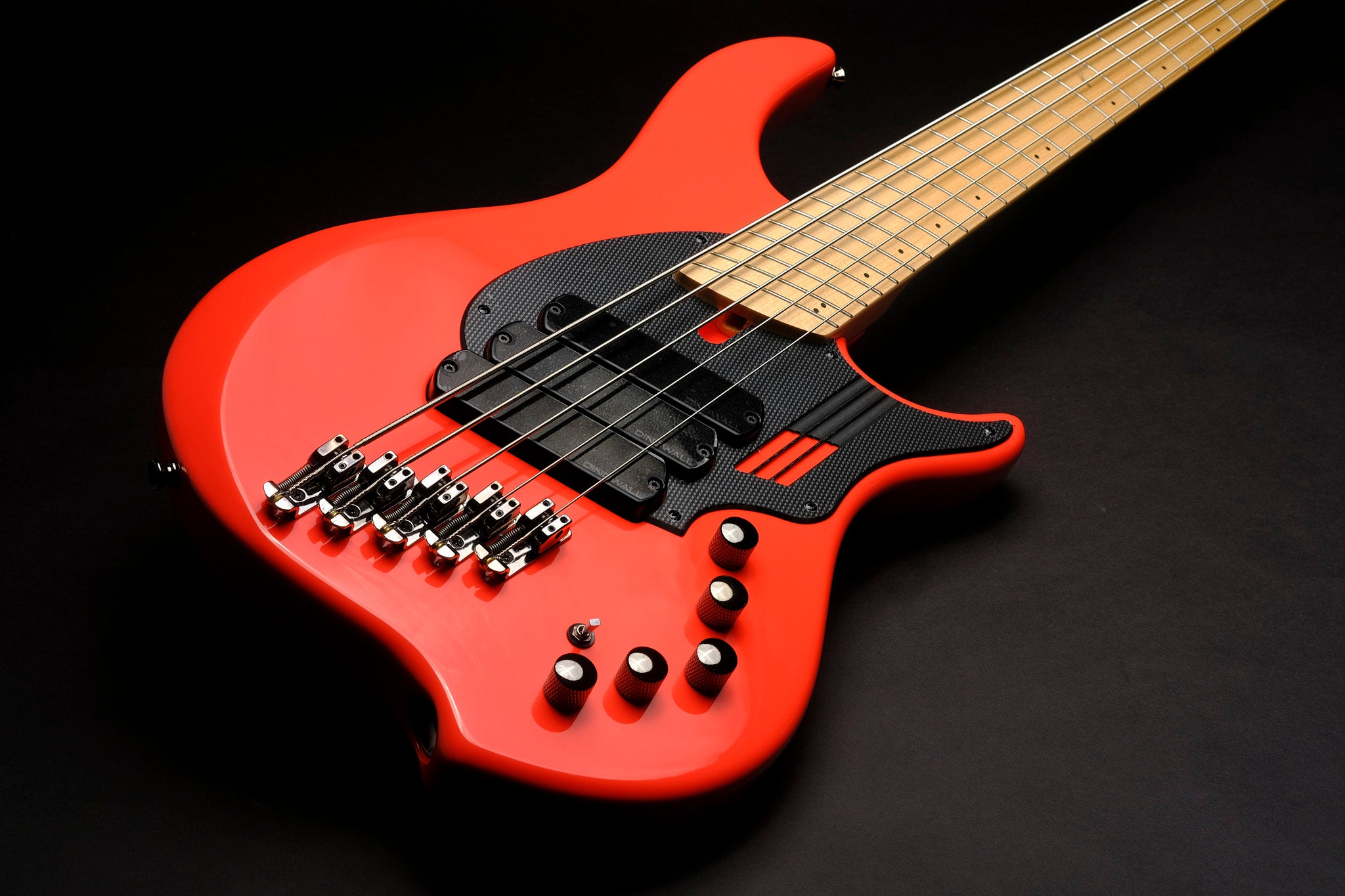 Dingwall NG3 5-String Bass – Fiesta Red, Multi-Scale - Bass Freaks