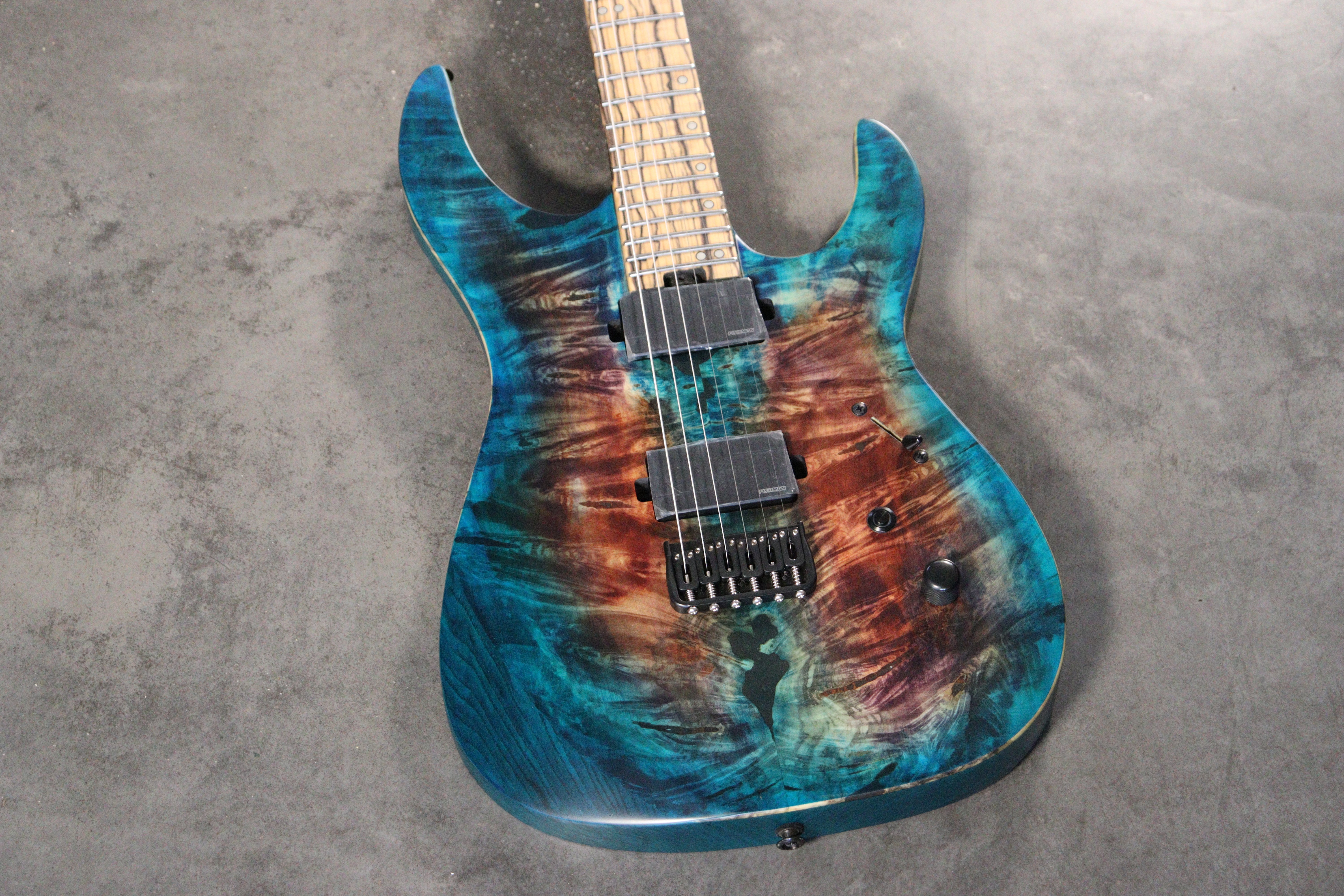 Legator Guitars Ninja X 'Galaxy' - In Stock Now! - Bass Freaks Sprl