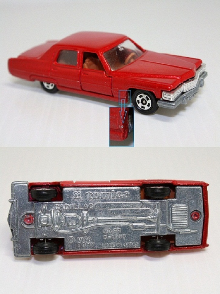 絶版》特注トミカ No.F2【日本製】キャデラック フリートウッド