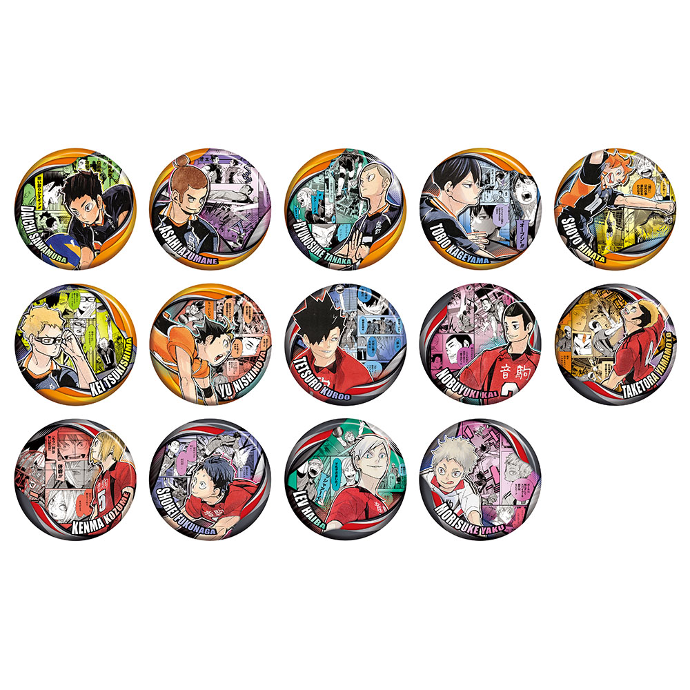 ハイキュー デコレクション缶バッジ 第2弾 未開封10点 ハイキュー デ