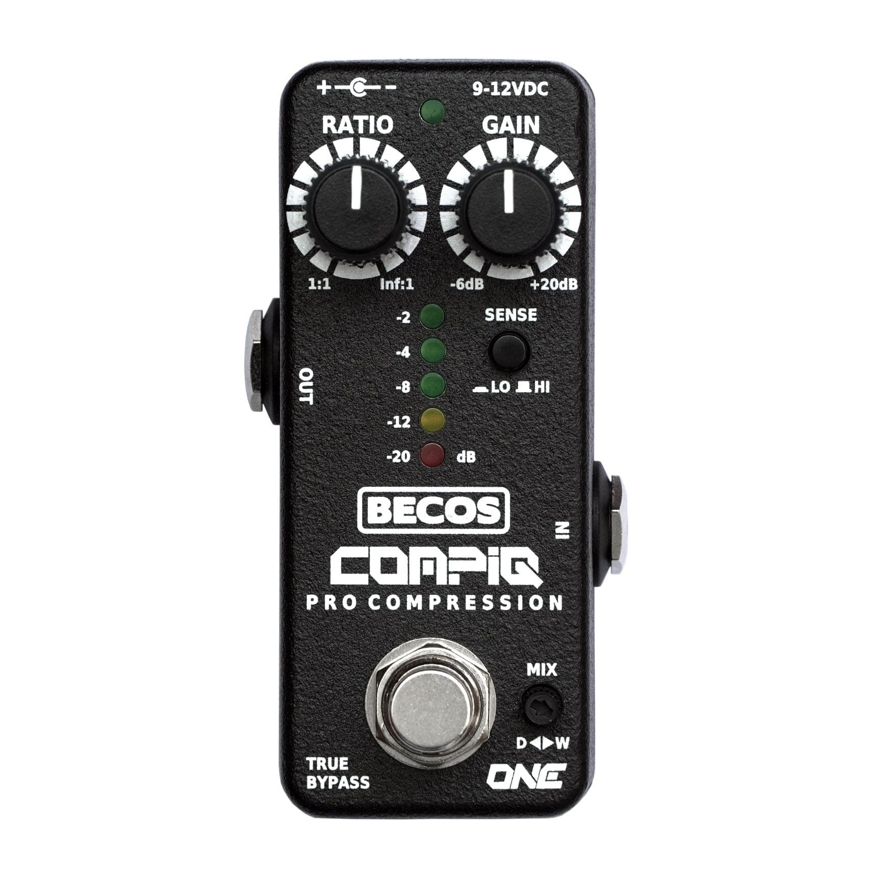 CompIQ MINI ONE Pro Compressor Pedal for Guitar and Bass – BECOS FX