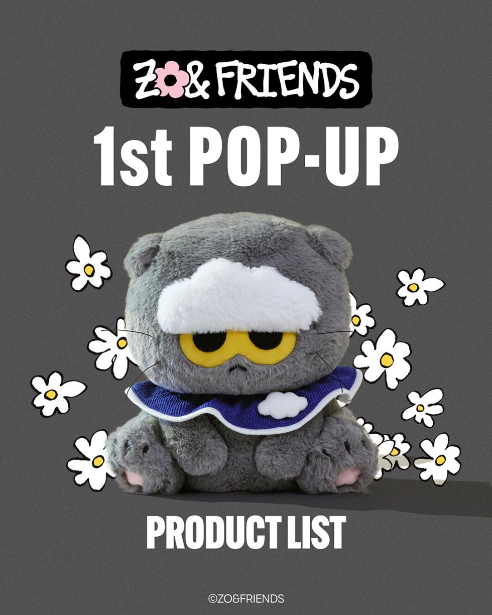 ZO&FRIENDS ポップアップ ZOA BIGぬいぐるみ G-DRAGON ZO&FRIENDS