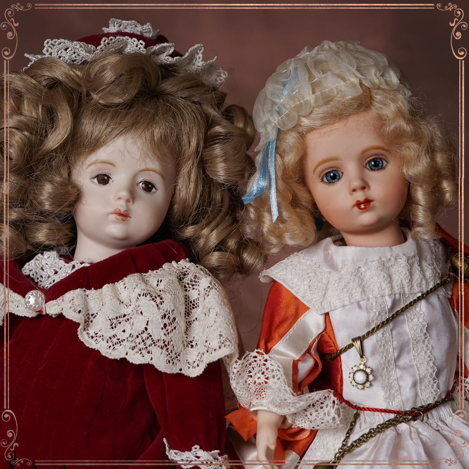 ビスクドール 人形 西洋人形 アンティーク ドール 女の子 コレクターズ
