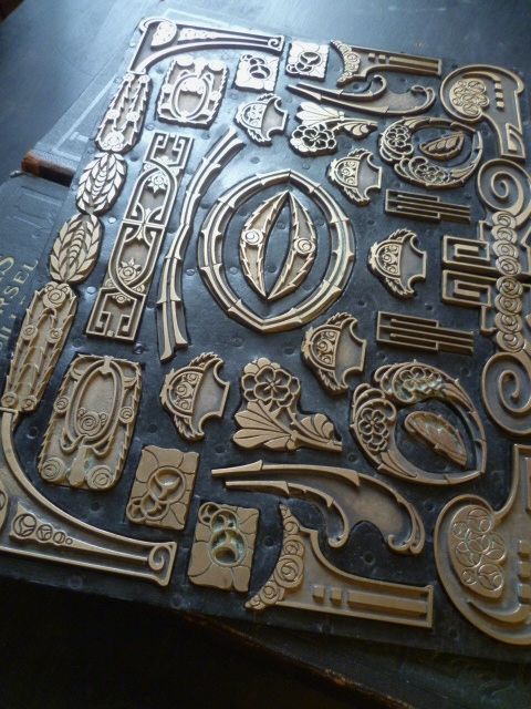 アンティーク 手鏡 木製 アールヌーボー フランス 古道具 骨董