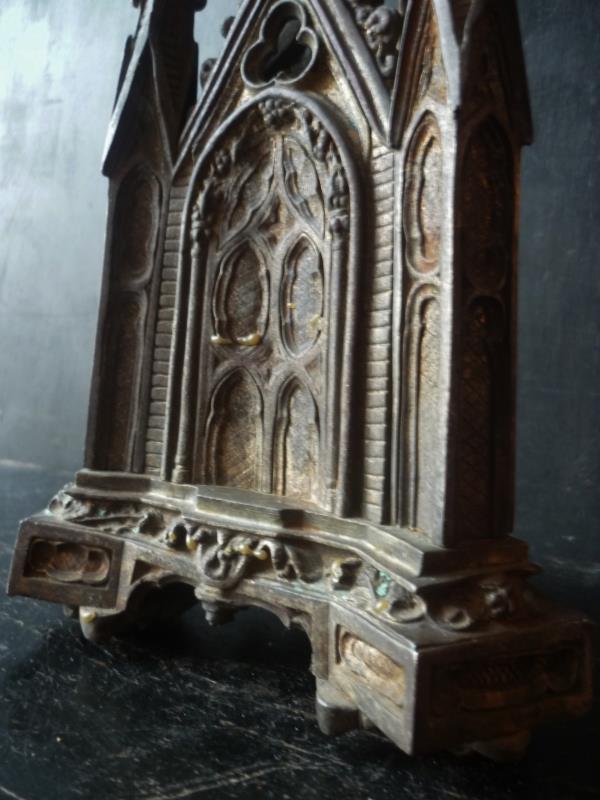 仏蘭西アンティーク亭 ゴシック様式 カテドラル燭台 19世紀