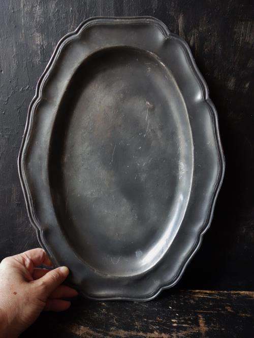 アンティーク ピューター トレイ 【公式通販】