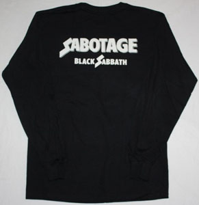 BLACK SABBATH SABOTAGE LONG SLEEVE T-SHIRT