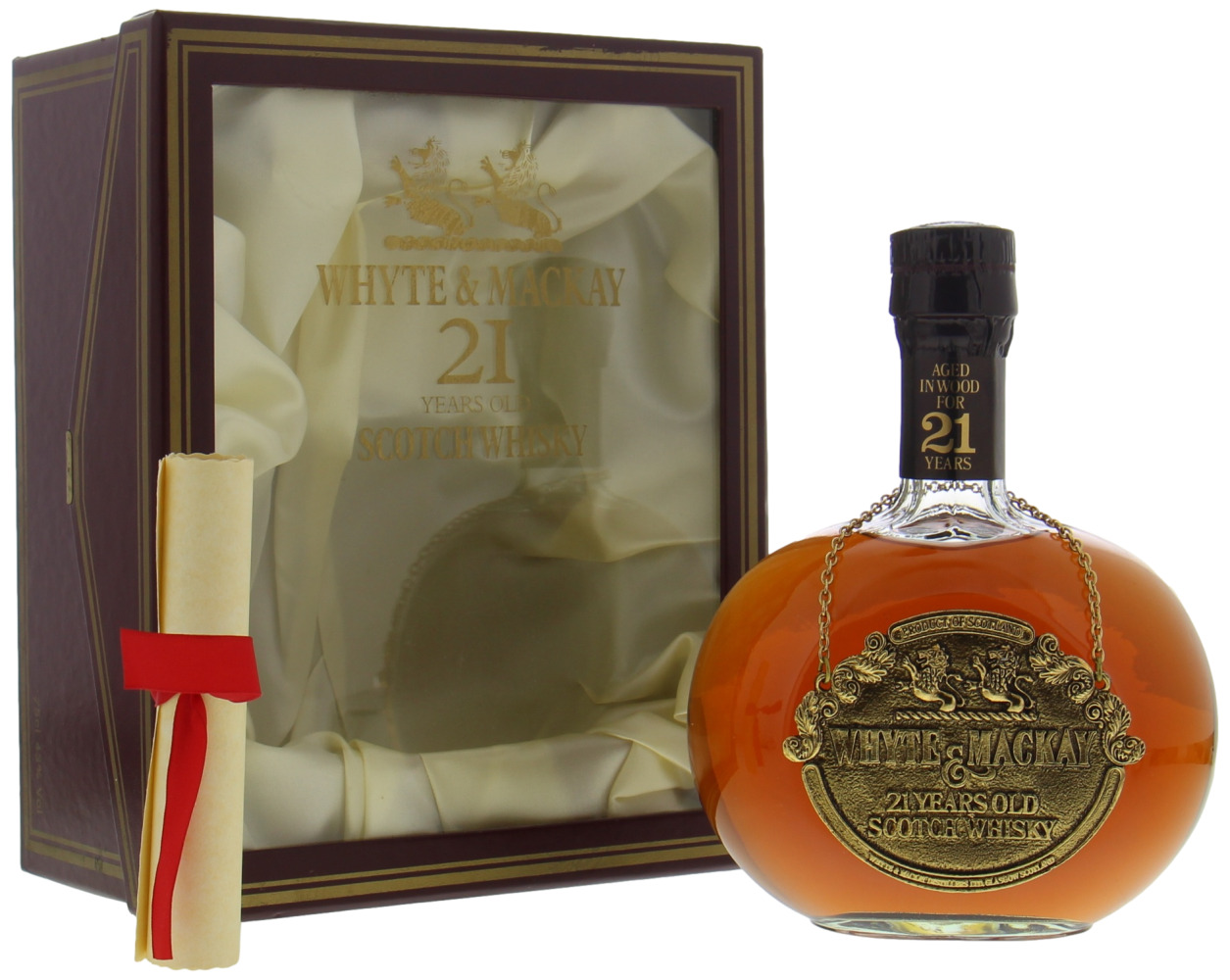 WHYTE & MACKAY 21年 スコッチウイスキー 古酒 ホワイトマッカイ
