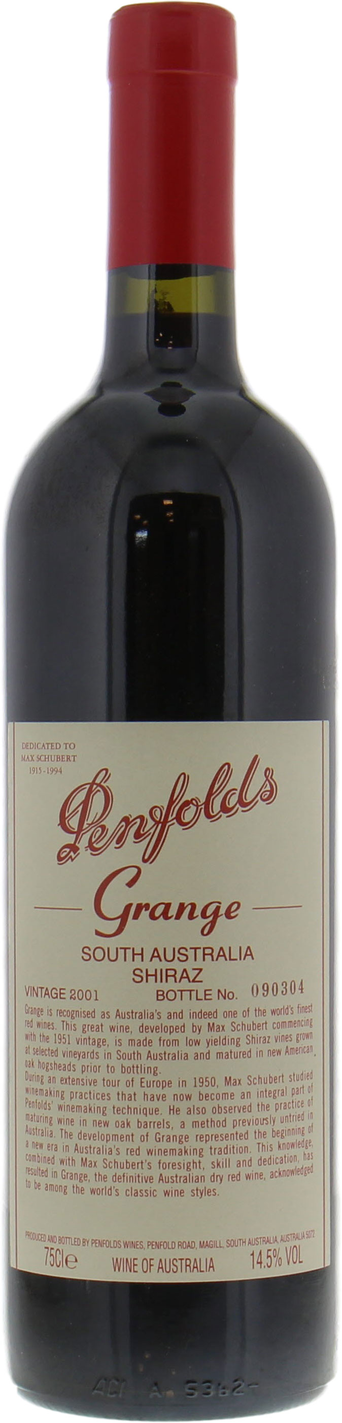 Grange 2001 Penfolds