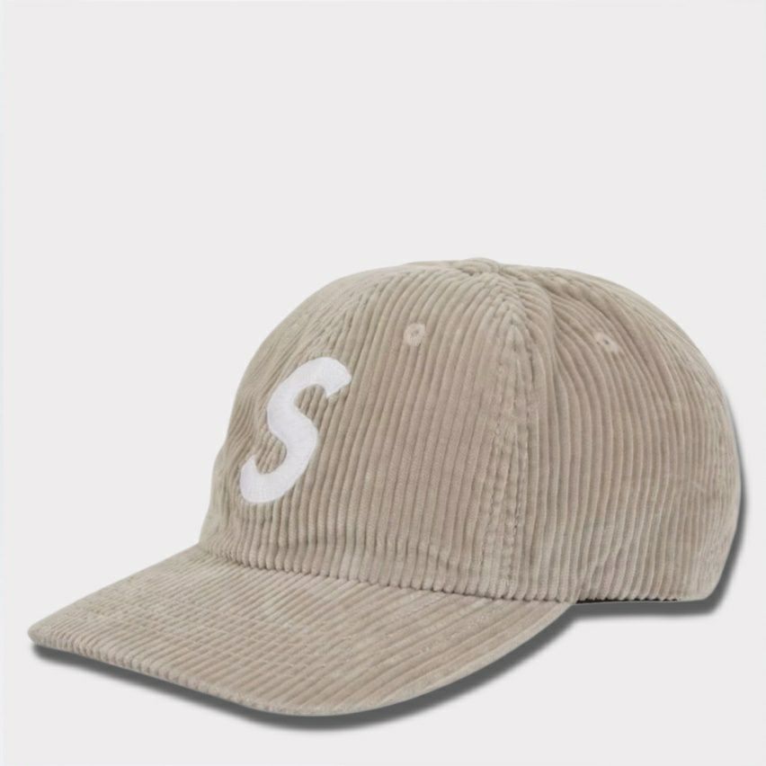 Supreme シュプリーム 2024AW Corduroy S Logo 6-Panel Cap