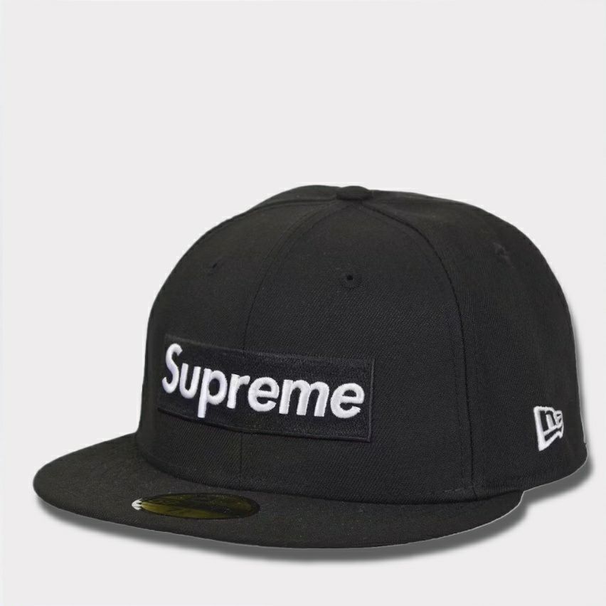 Supreme ロゴキャップ 黒 Supreme シュプリーム 2025SS Bones Box Logo