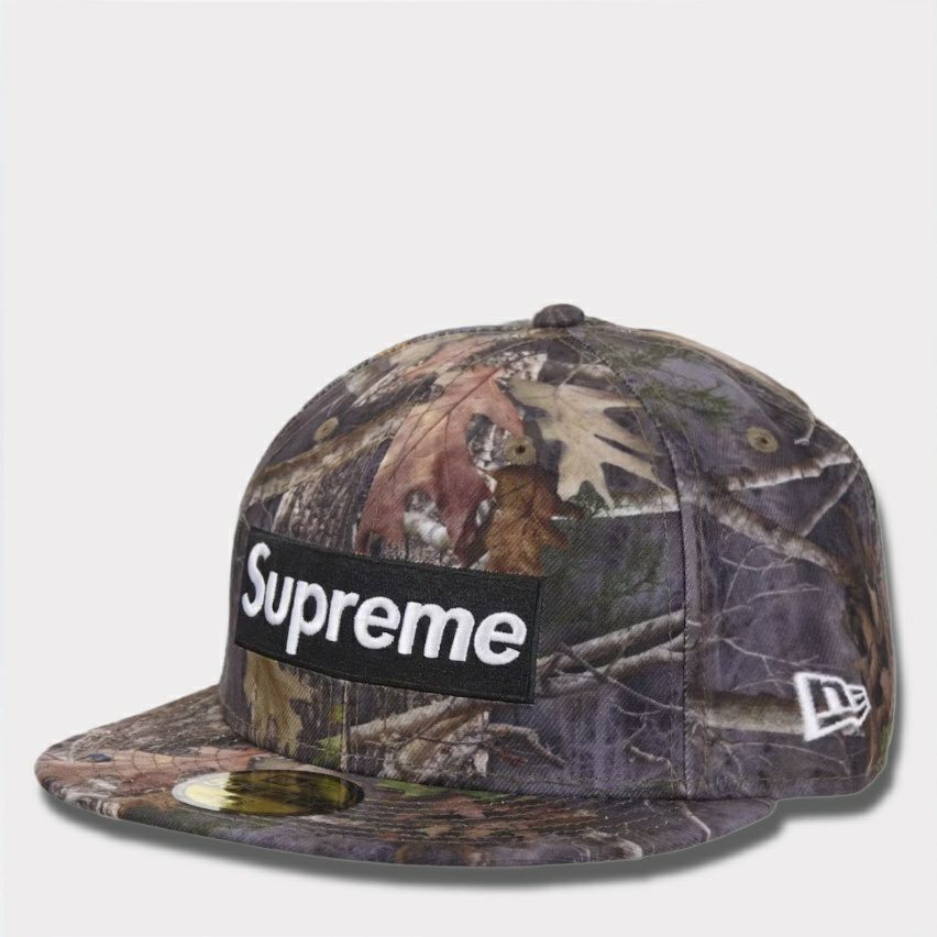 Supreme ヒョウ柄キャップ Supreme ワークキャップ ブラックヒョウ柄