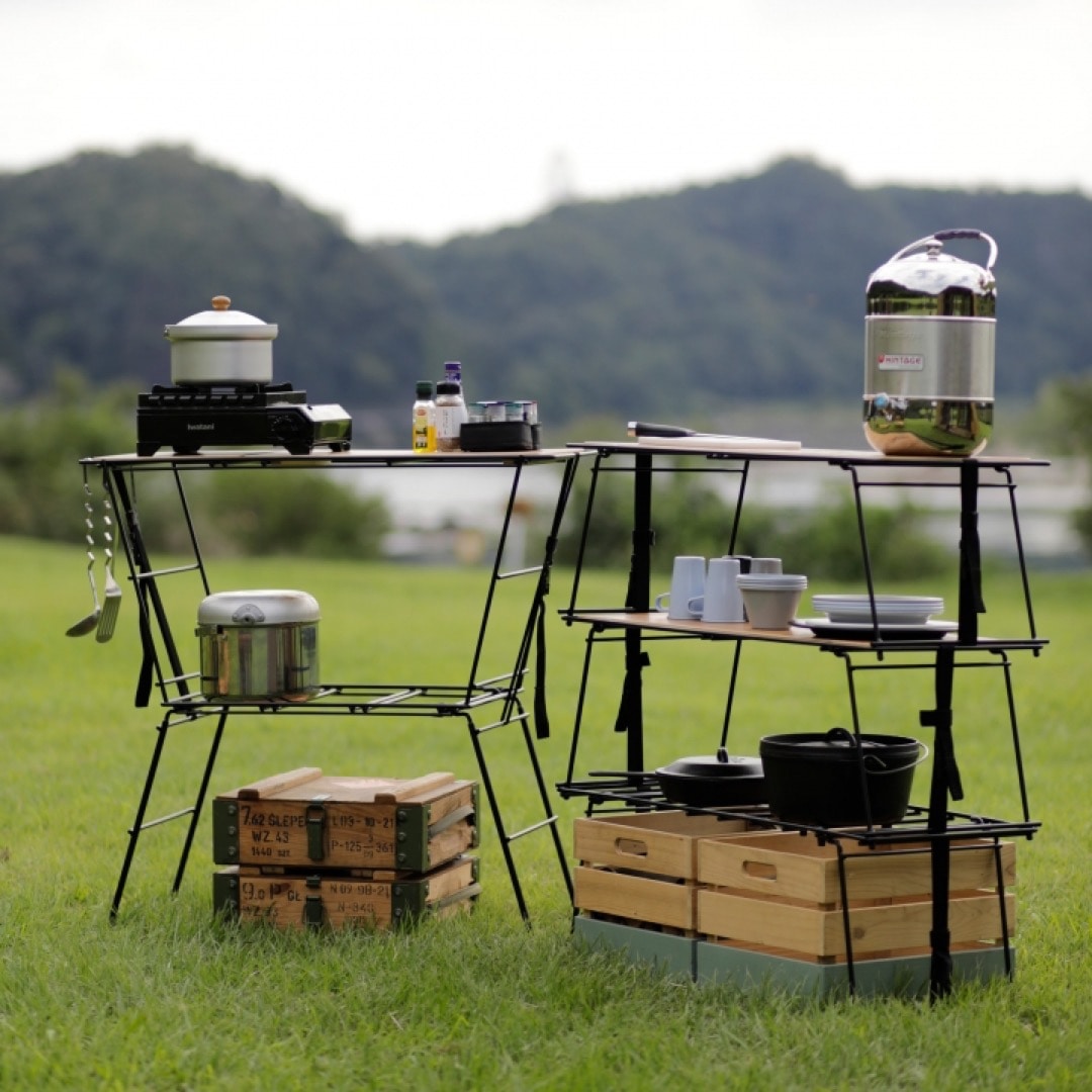 HangOut】 クランク スタッキングラック ウッド: HangOut（ハング