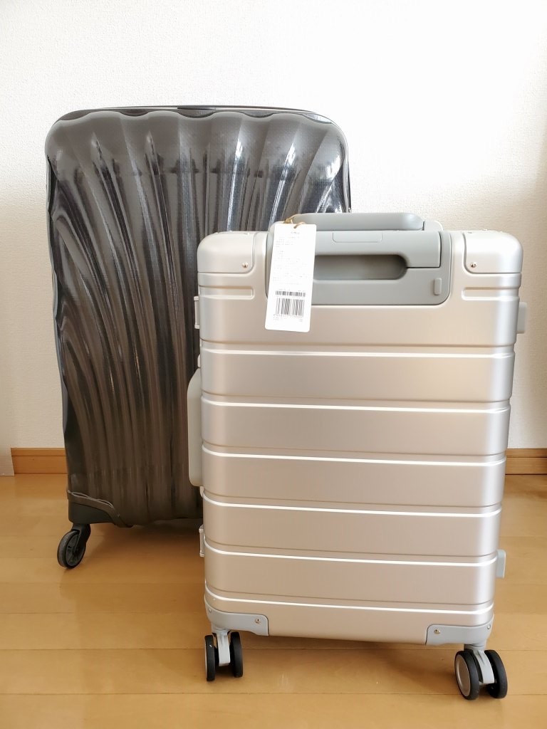 xiaomiアルミスーツケースTSAロック機内持ち込みサイズシルバー