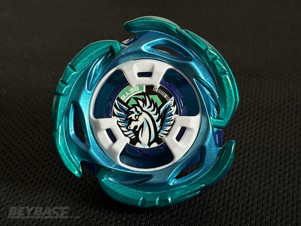 ベイブレードX エアロペガサス メタルコート：ブルー×グリーン】エアロ