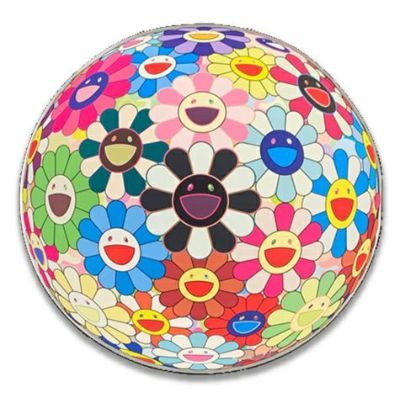 村上隆 マルチカラーダブルフェイス イエロー エディション 直筆サイン