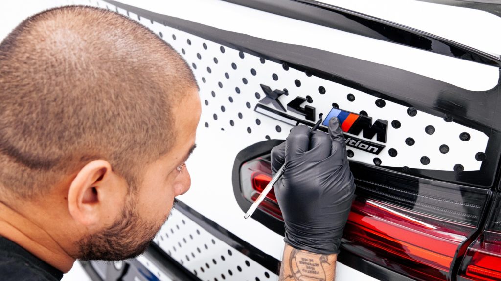 Joshua Vides' X4 M Competition Is A Black-And-White Art Car