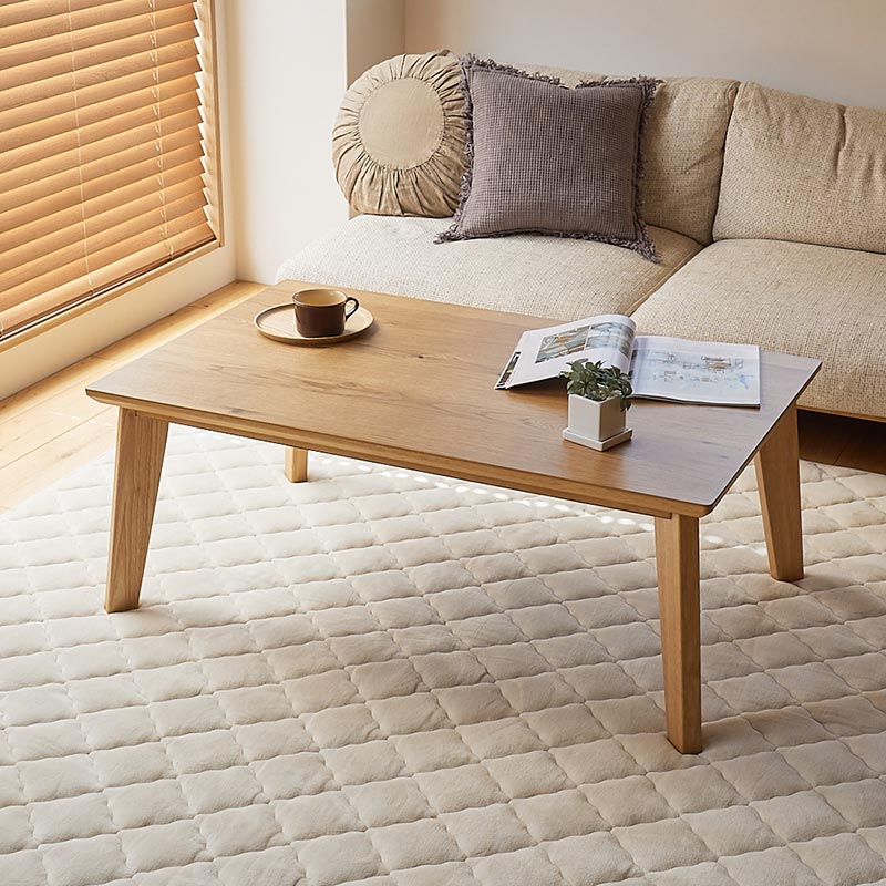 天板にオーク突板を使用！自然な木の質感がナチュラルなオールシーズン